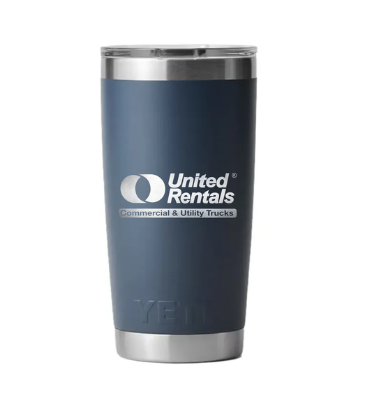 UNITED RENTALS / YRAM20 20 oz TUMBLER/ LASER ENGRAVING