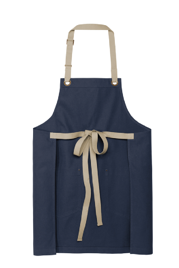 A&S MARKETPLACE/ A815 Port Authority® Canvas Full-Length Two-Pocket Apron