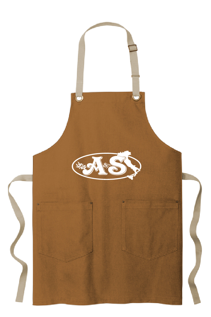 A&S MARKETPLACE/ A815 Port Authority® Canvas Full-Length Two-Pocket Apron