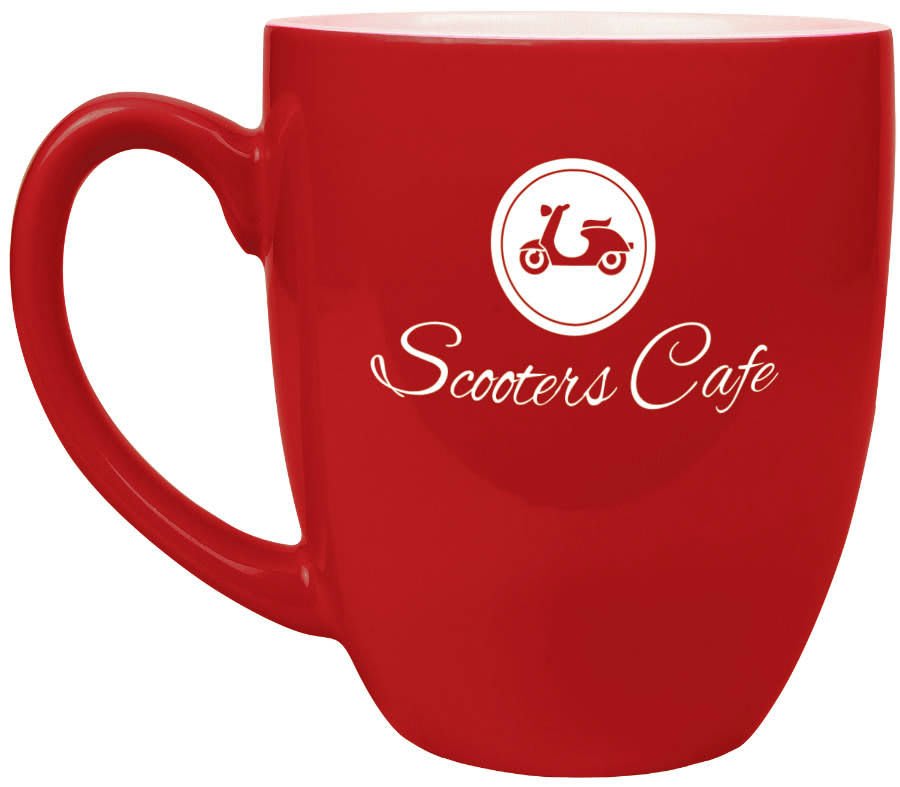 VINNPRINT - ENGRAVING - 16 oz. Ceramic Bistro LazerMug