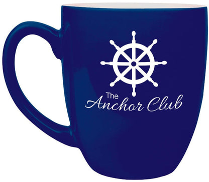 VINNPRINT - ENGRAVING - 16 oz. Ceramic Bistro LazerMug