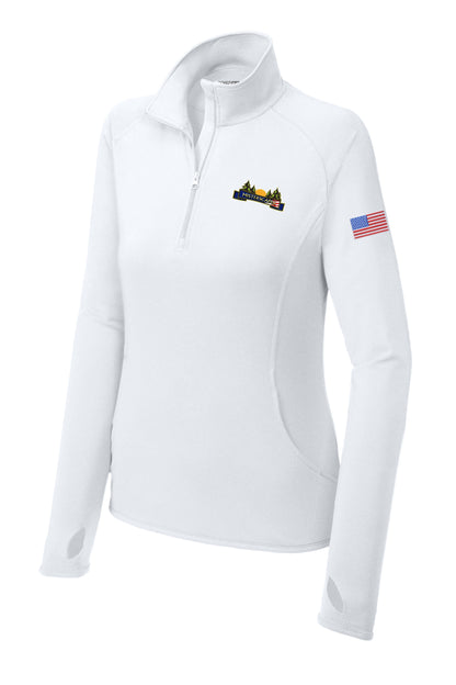 MISTERSCAPES - Sport-Tek® Women's Sport-Wick® Stretch 1/4-Zip Pullover. LST850 - color logo
