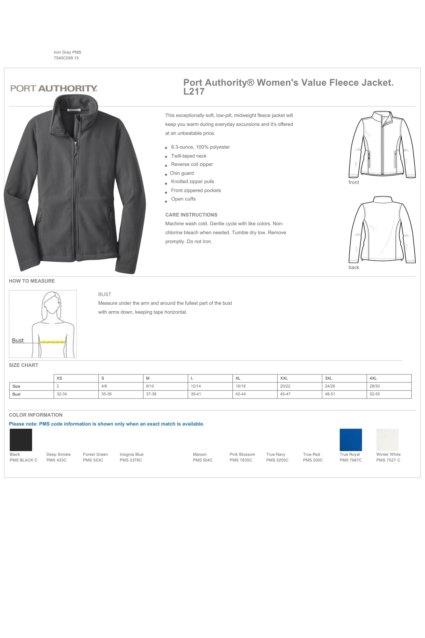 MISTERSCAPES  - Port Authority® Women's Value Fleece Jacket. L217