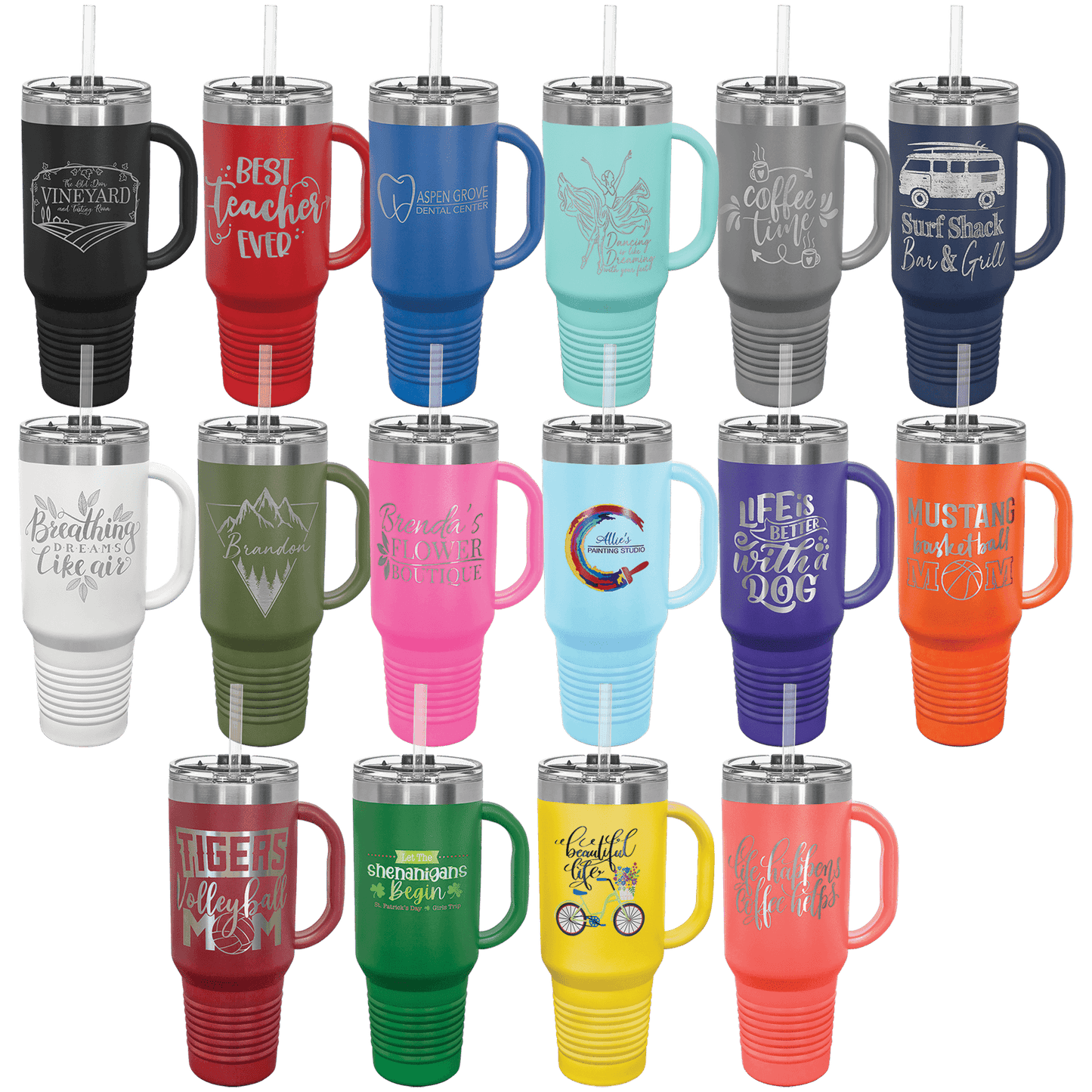 VINNPRINT - ENGRAVING - 40 oz. Polar Camel Travel Mugs