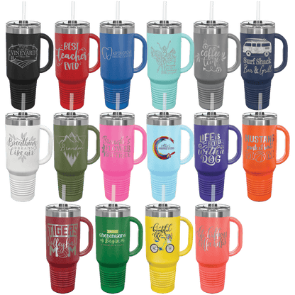 VINNPRINT - ENGRAVING - 40 oz. Polar Camel Travel Mugs