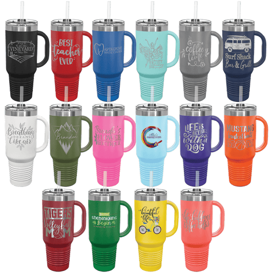 VINNPRINT - ENGRAVING - 40 oz. Polar Camel Travel Mugs