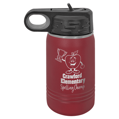 VINNPRINT - ENGRAVING -  Polar Camel 12 oz. Laserable Water Bottle