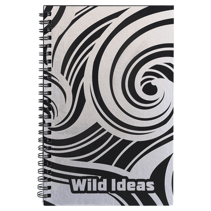 VINNPRINT - ENGRAVING -  Lazerburst Spiral Notebook-Lasers to Silver
