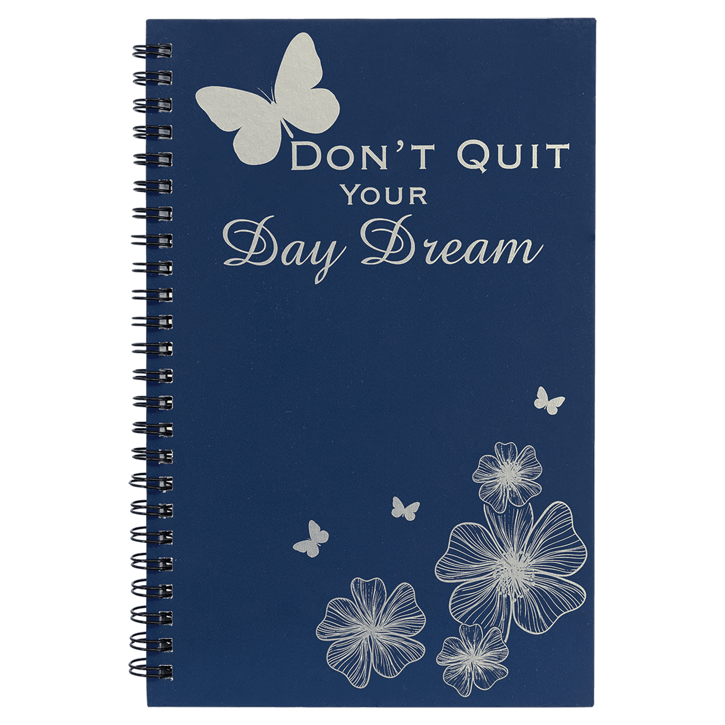VINNPRINT - ENGRAVING -  Lazerburst Spiral Notebook-Lasers to Silver