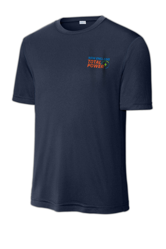 POWER - NEW ENGLAND TOTAL - ST350 TRUE NAVY Sport-Tek® PosiCharge® Competitor™ Tee - SCREEN PRINTED
