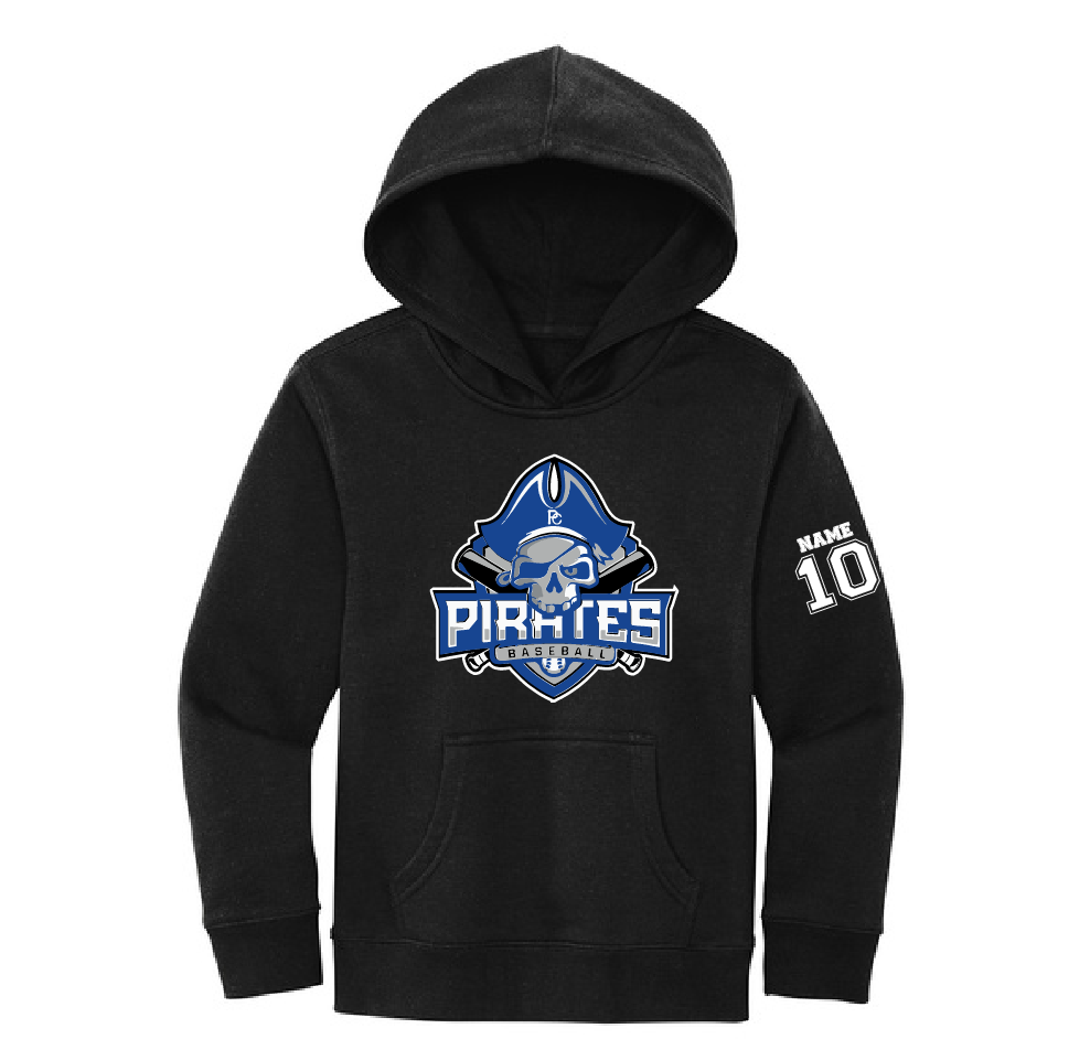PC PIRATES/ DT6100 YOUTH HOODIE/ PRINT