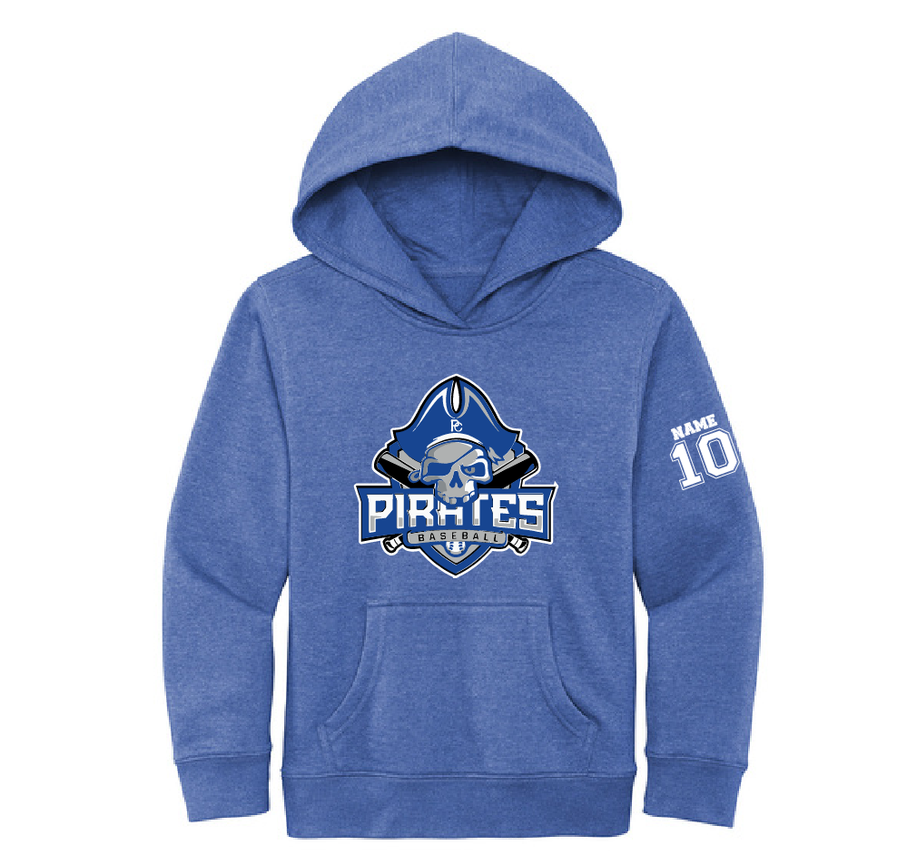 PC PIRATES/ DT6100 YOUTH HOODIE/ PRINT