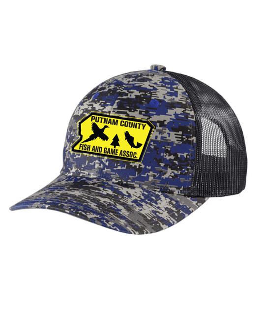 PUTNAM COUNTY FISH & GAME / C404 Port Authority® Digi Camo Snapback Trucker Cap