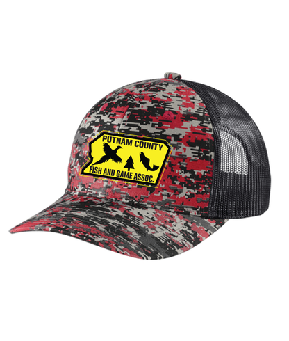 PUTNAM COUNTY FISH & GAME / C404 Port Authority® Digi Camo Snapback Trucker Cap