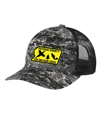 PUTNAM COUNTY FISH & GAME / C404 Port Authority® Digi Camo Snapback Trucker Cap