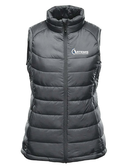 ARTEMIS / AFV-1W / EMBROIDERY / Women's Stavanger Quilted Vest