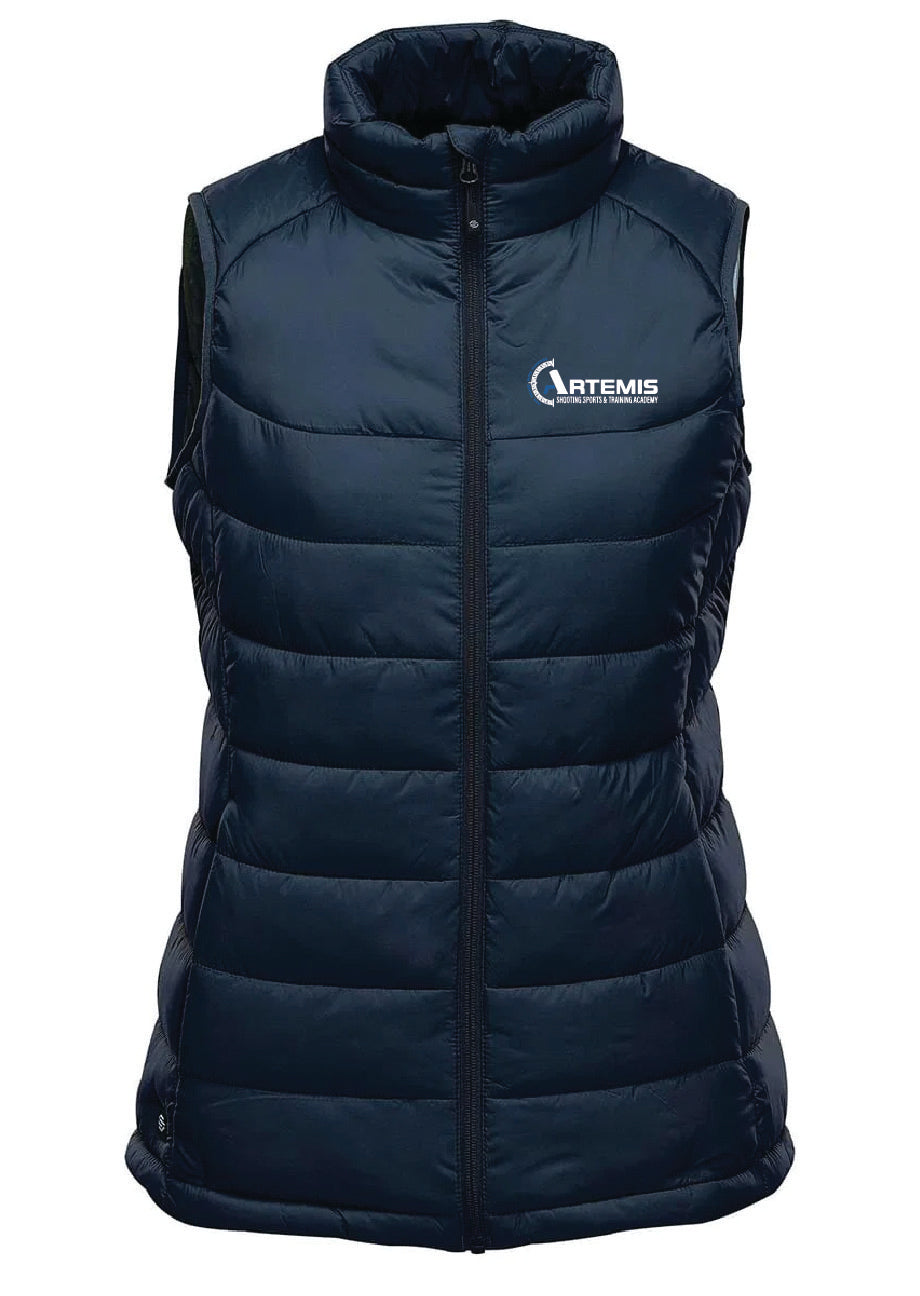 ARTEMIS / AFV-1W / EMBROIDERY / Women's Stavanger Quilted Vest