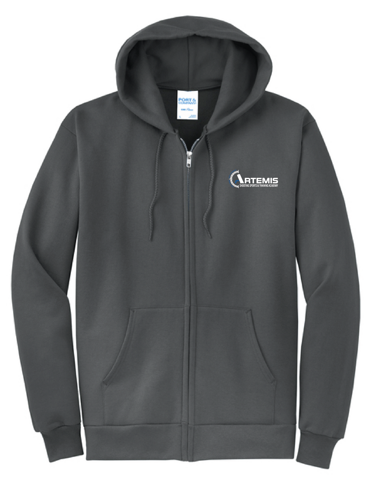 ARTEMIS / PC78ZH / PRINT / Port & Co® Core Fleece Full-Zip Hooded Sweatshirt