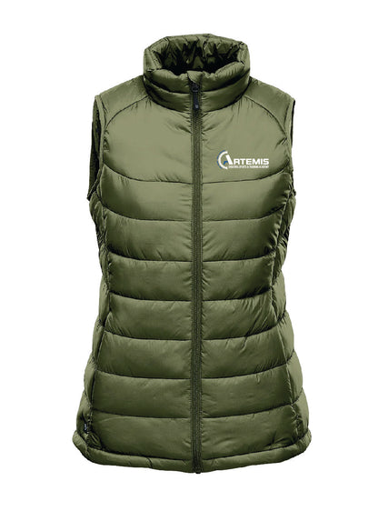 ARTEMIS / AFV-1W / EMBROIDERY / Women's Stavanger Quilted Vest