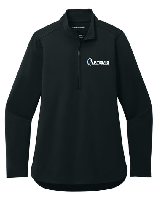ARTEMIS / LK880 / EMBROIDERY /  Port Authority® Women's C-FREE® Double Knit 1/4-Zip