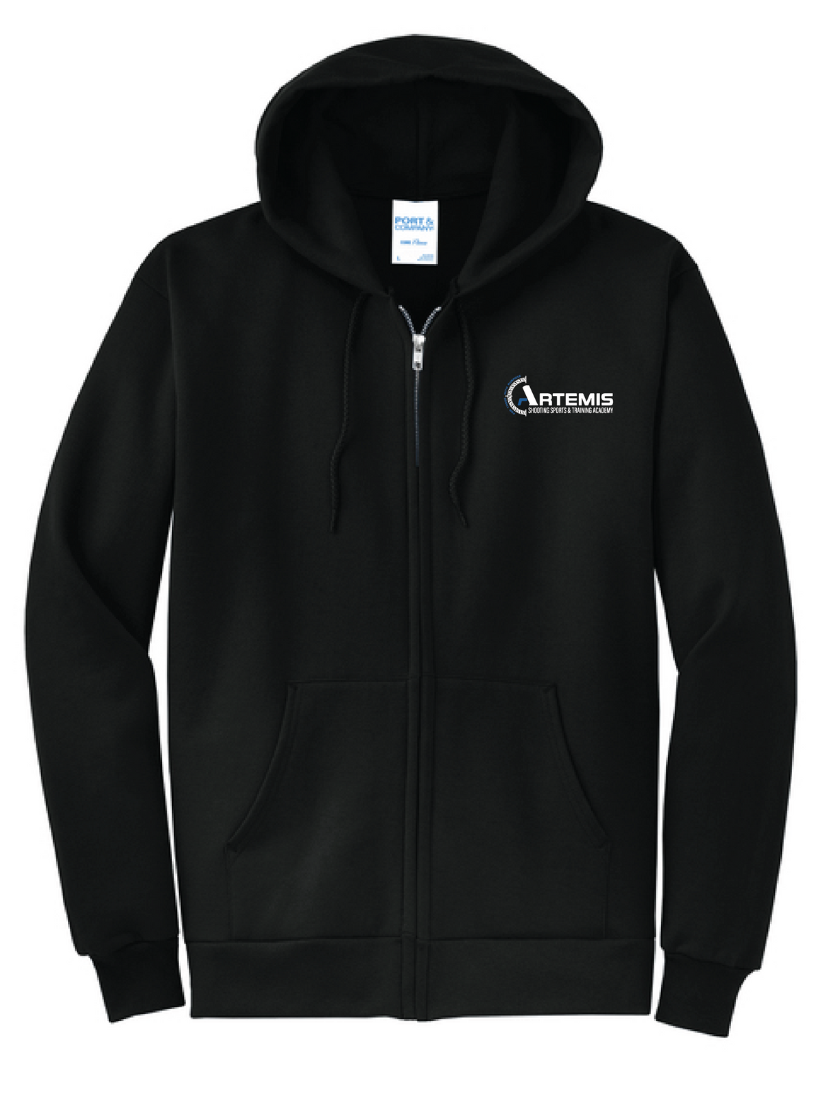 ARTEMIS / PC78ZH / PRINT / Port & Co® Core Fleece Full-Zip Hooded Sweatshirt
