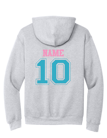 RYE BROOK REBELS SOFTBALL / PRINT / 18500 Hooded Sweatshirt
