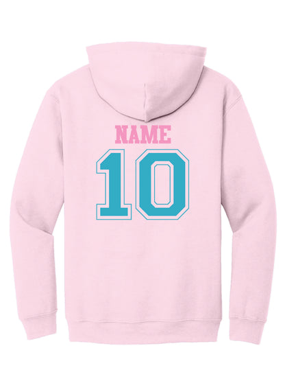 RYE BROOK REBELS SOFTBALL / PRINT / 18500 Hooded Sweatshirt