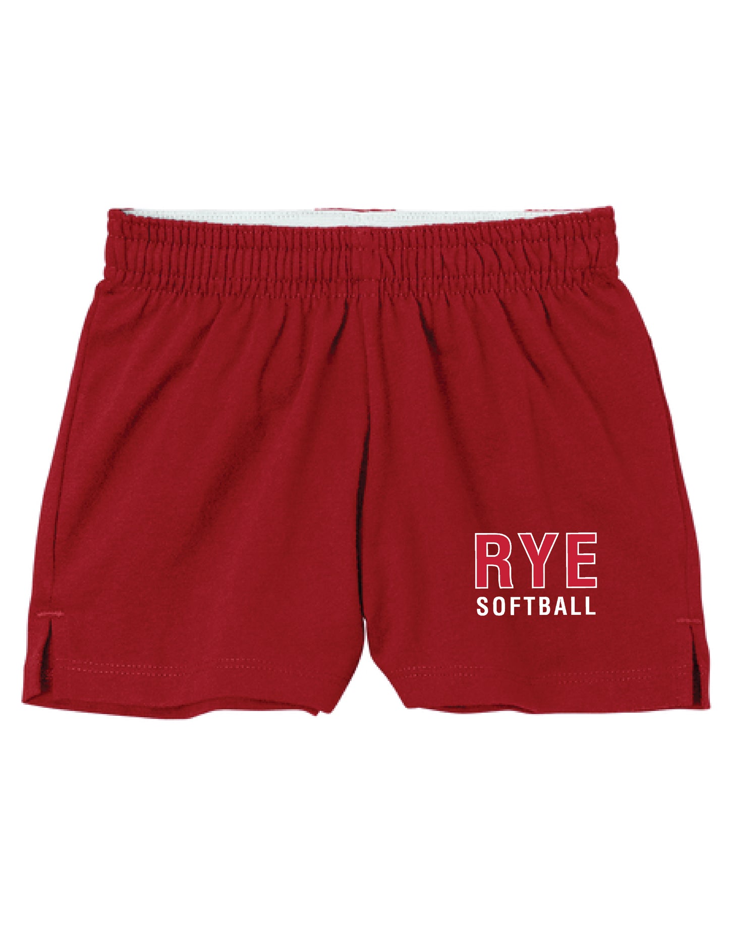 RYE SOFTBALL/ YGST311 Girls Jersey Knit Squad Short