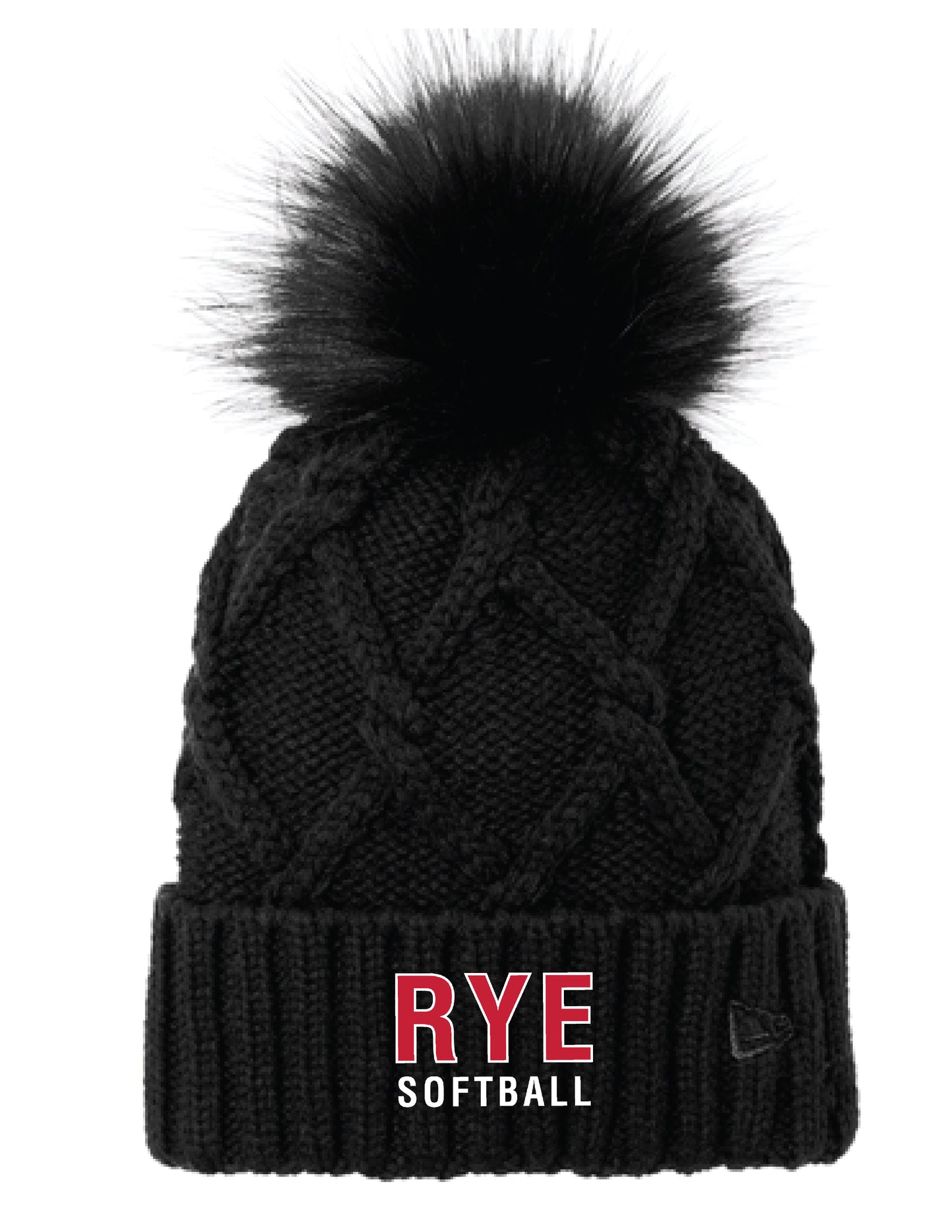 RYE SOFTBALL/ NE911 Pom Beanie