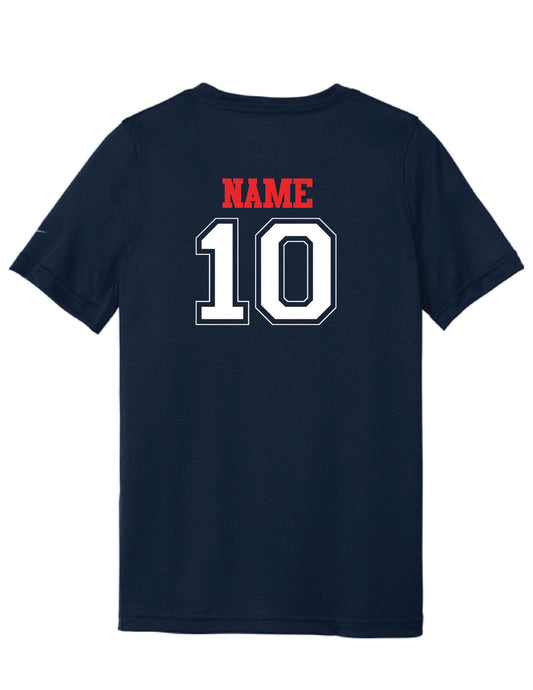 RYE BROOK REBELS BASEBALL / PRINT / NKDX8730 Nike Tee