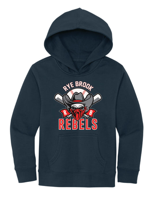 RYE BROOK REBELS BASEBALL / PRINT / DT6100Y Youth V.I.T.™ Fleece Hoodie