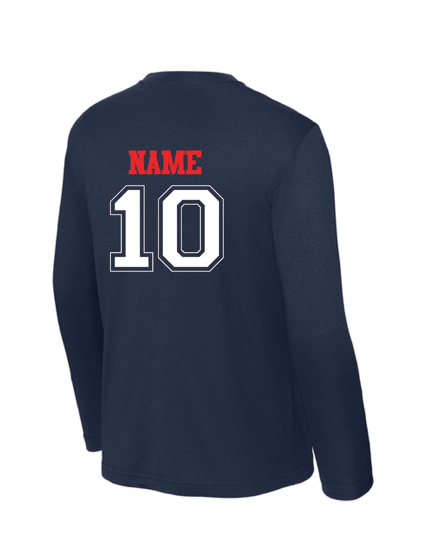 RYE BROOK REBELS BASEBALL / PRINT / YST350LS Sport-Tek® Youth Long Sleeve Tee