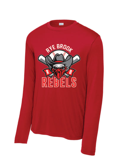 RYE BROOK RFEBELS BASEBALL / PRINT / ST350LS Sport-Tek® Long Sleeve Tee