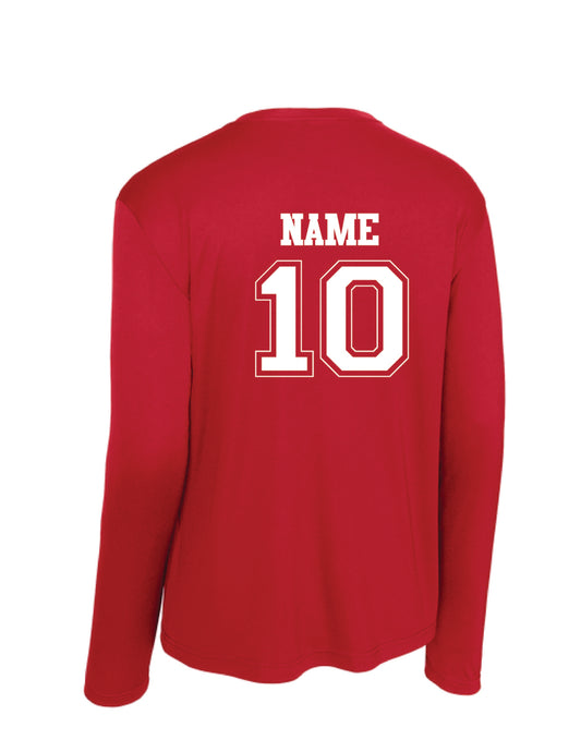 RYE BROOK RFEBELS BASEBALL / PRINT / ST350LS Sport-Tek® Long Sleeve Tee