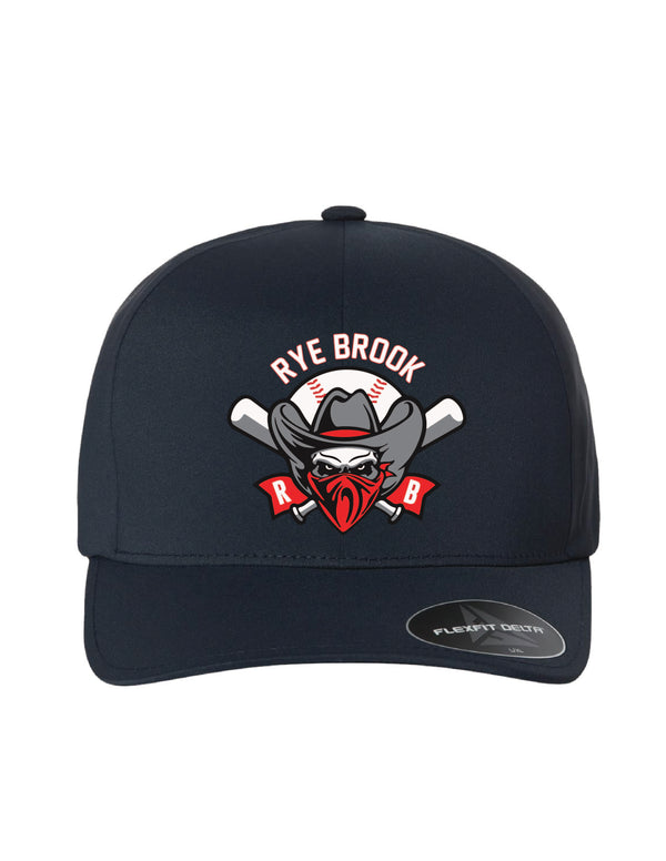 RYE BROOK REBELS BASEBALL / EMBROIDERY / YP180 Flexfit Delta® Seamless Cap