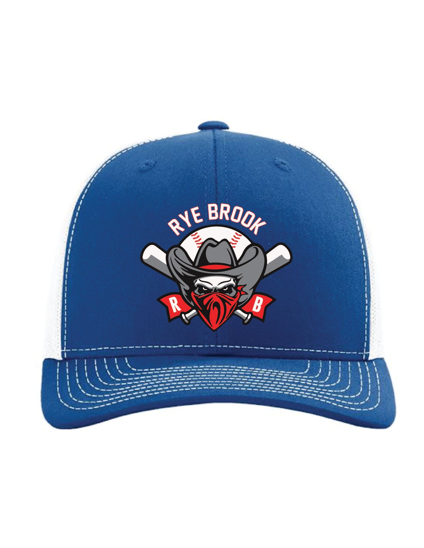 RYE BROOK REBELS BASABALL / EMBROIDERY / 112 Richardson Trucker Cap