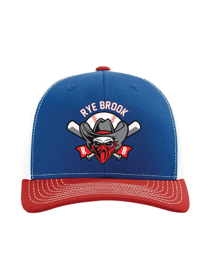 RYE BROOK REBELS BASABALL / EMBROIDERY / 112 Richardson Trucker Cap