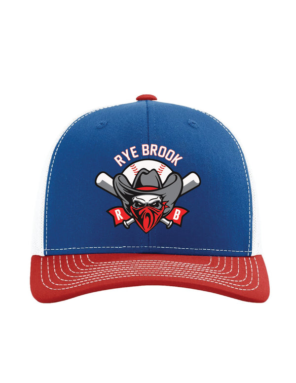 RYE BROOK REBELS BASABALL / EMBROIDERY / 112 Richardson Trucker Cap