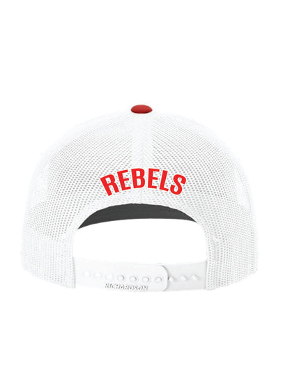 RYE BROOK REBELS BASABALL / EMBROIDERY / 112 Richardson Trucker Cap