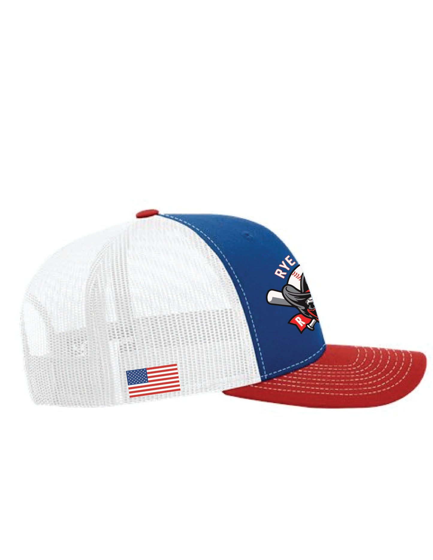 RYE BROOK REBELS BASABALL / EMBROIDERY / 112 Richardson Trucker Cap