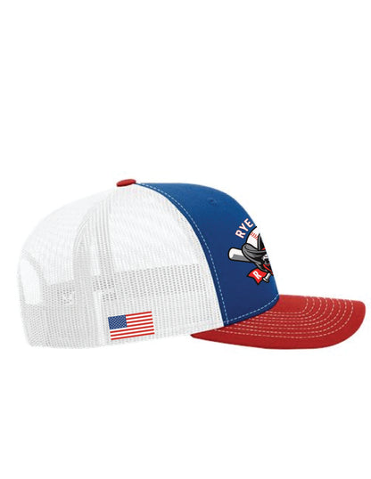 RYE BROOK REBELS BASABALL / EMBROIDERY / 112 Richardson Trucker Cap