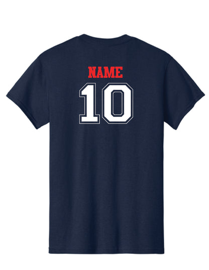 RYE BROOK REBELS BASEBALL / PRINT / 5000 Gildan T-Shirt