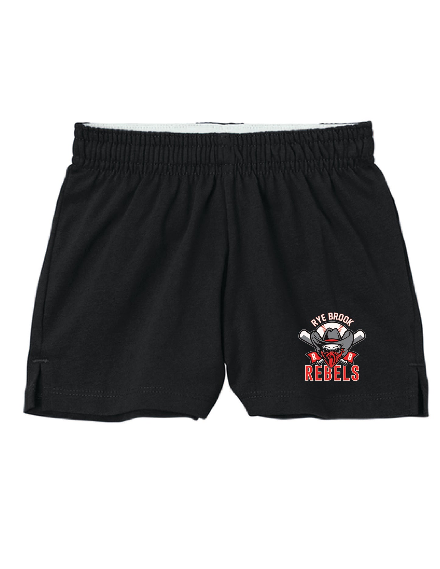 RYE BROOK REBELS BASEBALL / PRINT / YGST311 Sport-Tek® Girls Jersey Knit Squad Short