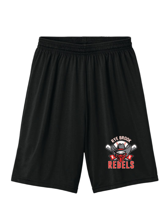 RYE BROOK REBELS BASEBALL / PRINT / A4N5244 A4 Cooling Performance 7” Short