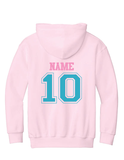 RYE BROOK REBELS SOFTBALL / PRINT / 18500B Youth Heavy Blend™ Hooded Sweatshirt