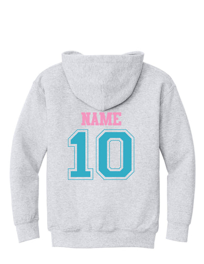RYE BROOK REBELS SOFTBALL / PRINT / 18500B Youth Heavy Blend™ Hooded Sweatshirt