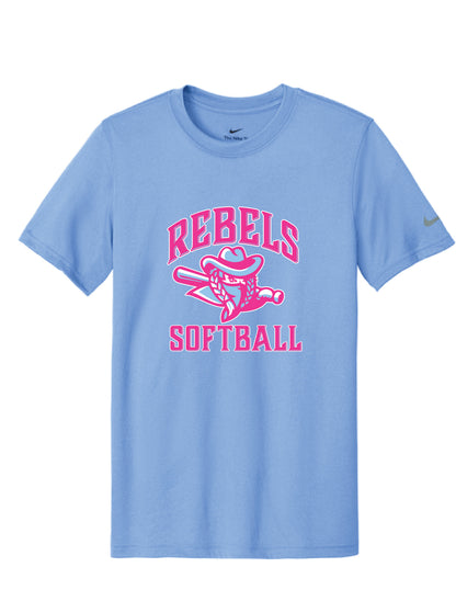 RYE BROOK REBELS SOFTBALL / PRINT / NKDX8730 Nike Swoosh Sleeve rLegend Tee