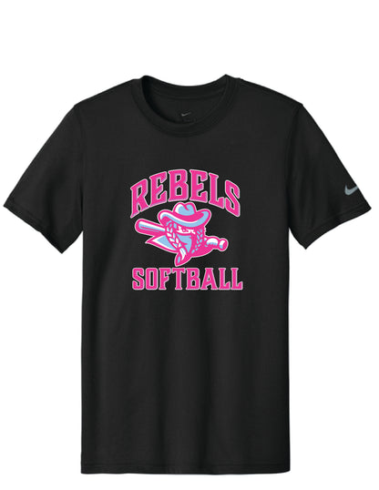 RYE BROOK REBELS SOFTBALL / PRINT / NKDX8730 Nike Swoosh Sleeve rLegend Tee