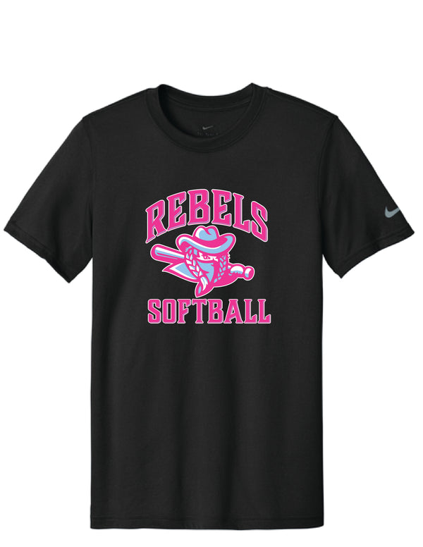 RYE BROOK REBELS SOFTBALL / PRINT / NKDX8730 Nike Swoosh Sleeve rLegend Tee