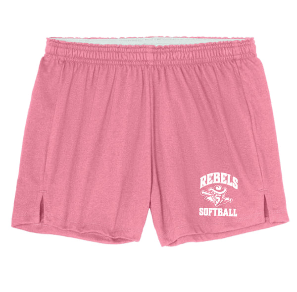 RYE BROOK REBELS SOFTBALL / PRINT / LST311 Women’s Jersey Knit Squad Short